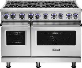 Viking - VGR Freestanding 7-Series Gas 48"W Range - Stainless Steel