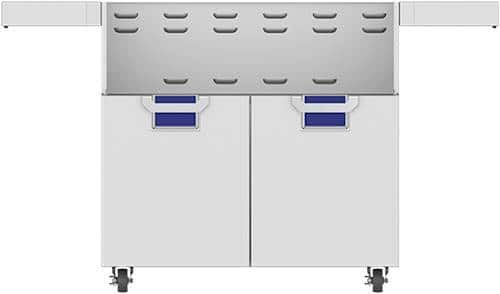 Angle. Hestan - Aspire ECD Series 36" Tower Cart with Double Doors - Prince.