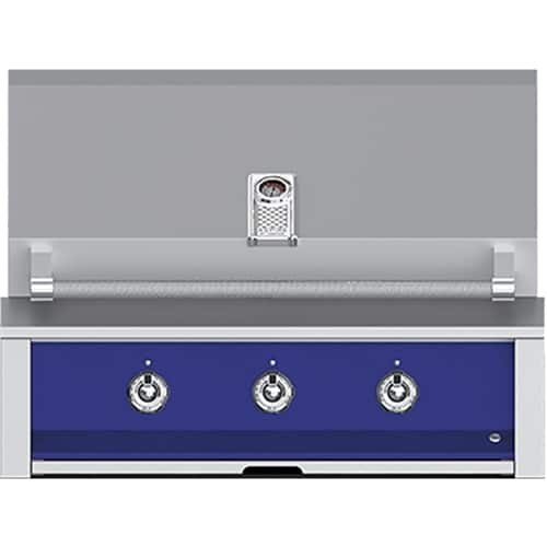 Angle View: Aspire by Hestan - By Hestan 36" Built-In Gas Grill - Prince