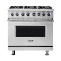 Viking - 5.1 Cu. Ft. Freestanding Gas Convection Range - Stainless steel - Front_Zoom