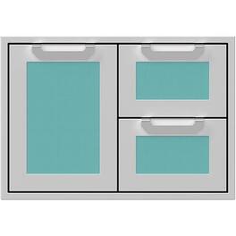 Hestan - AGSDR Series 30" Double Drawer and Storage Door Combination - Bora Bora