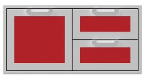Hestan - AGSDR Series 42" Double Drawer and Storage Door Combination - Matador - Angle_Zoom