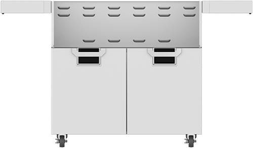 Angle. Hestan - Aspire ECD Series 36" Tower Cart with Double Doors - Stealth.