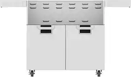 Hestan - Aspire ECD Series 36" Tower Cart with Double Doors - Stealth