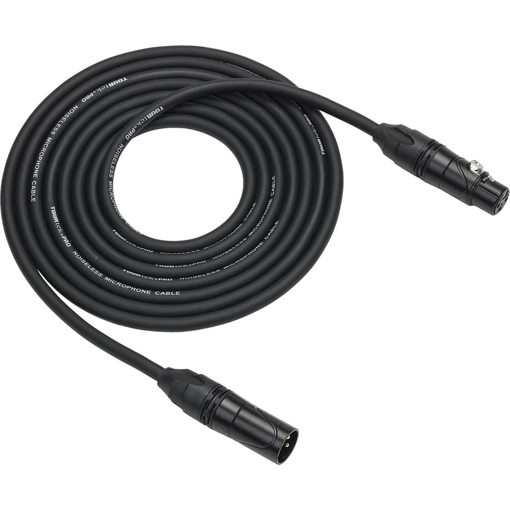 Samson - Tourtek Pro 30' Microphone Cable - Black - Angle_Zoom