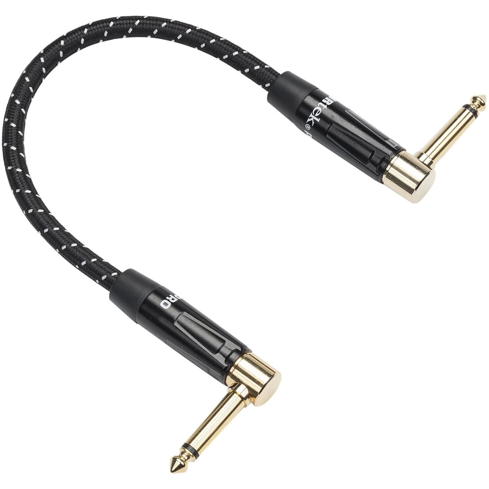 Angle View: Samson - Tourtek Pro 3' Stereo Audio Cable - Black