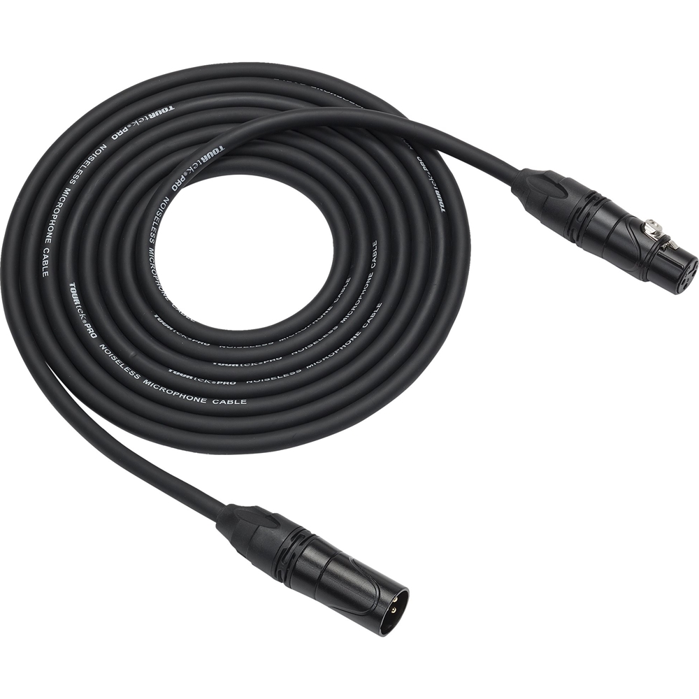 Angle View: Samson - Tourtek Pro 100' Microphone Cable - Black