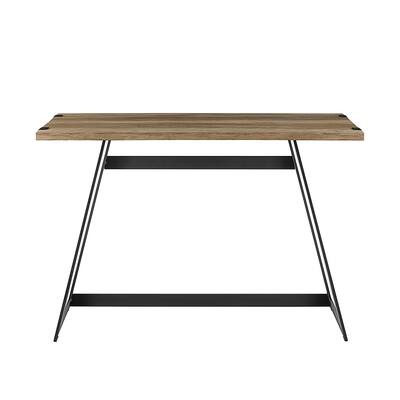 Walker Edison - Farmhouse Wood Computer Desk - Rustic Oak