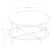 Alt View 14. Walker Edison - Modern Round Coffee Table - Faux White Marble/Glass/Chrome.