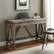 Alt View 17. Walker Edison - Rustic Farmhouse A-Frame Computer Desk - Grey Wash.