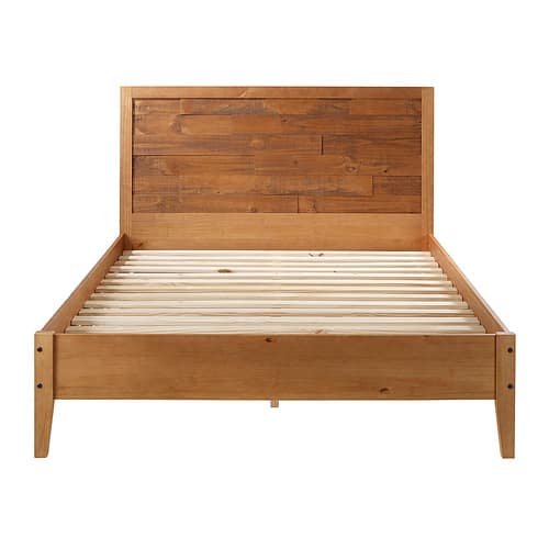 Walker Edison - 64" Queen-Size Standard Bed - Caramel