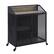 Angle. Walker Edison - 33" Industrial 2-Door Bar Cabinet - Grey Wash.