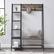 Alt View 13. Walker Edison - 68" Rustic Industrial Hall Tree with Storage - Gray Wash.