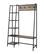 Left. Walker Edison - 68" Rustic Industrial Hall Tree with Storage - Gray Wash.