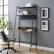 Alt View 15. Walker Edison - Modern Ladder Wood Computer Desk - Gray Wash.