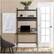 Alt View 16. Walker Edison - Modern Ladder Wood Computer Desk - Gray Wash.