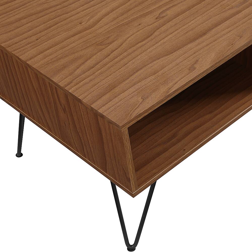 Best Buy: Walker Edison Mid Century Modern Wood Coffee Table Acorn ...