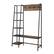 Left. Walker Edison - 68" Rustic Industrial Hall Tree with Storage - Rustic Oak.