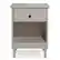 Front. Walker Edison - 1-Drawer Nightstand - White.