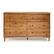 Front. Walker Edison - Modern 6-Drawer Dresser - Caramel.