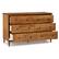 Alt View 12. Walker Edison - Modern 6-Drawer Dresser - Caramel.
