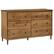 Left. Walker Edison - Modern 6-Drawer Dresser - Caramel.