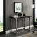 Alt View 11. Walker Edison - Modern Faux Marble Computer Desk - Black Marble/Chrome.