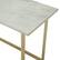 Alt View 12. Walker Edison - Modern Faux Marble Computer Desk - White Faux Marble/Gold.