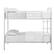 Front. Walker Edison - Twin over Twin Bunk Bed - White/Gray.