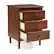 Alt View 12. Walker Edison - 3-Drawer Nightstand - Walnut.