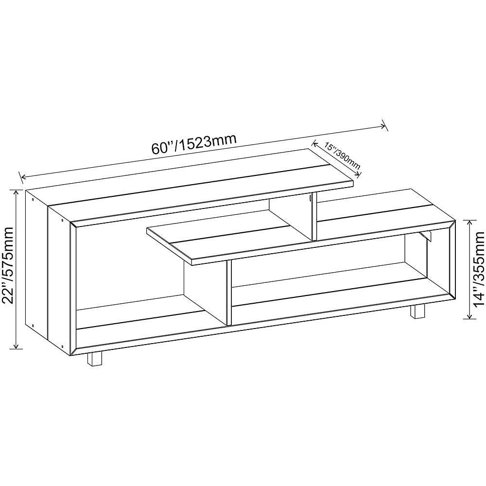 Walker Edison Rustic Modern TV Stand Gray BB60RSWGY Best Buy