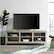 Alt View 12. Walker Edison - Modern Open 6 Cubby Storage TV Stand for TVs up to 78" - White Oak.