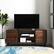Alt View 11. Walker Edison - 60" Mid Century Modern TV Stand Cabinet for Most TVs Up to 65" - Dark Walnut.