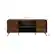 Alt View 16. Walker Edison - 60" Mid Century Modern TV Stand Cabinet for Most TVs Up to 65" - Dark Walnut.