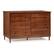 Angle. Walker Edison - Modern 6-Drawer Dresser - Walnut.