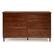 Front. Walker Edison - Modern 6-Drawer Dresser - Walnut.