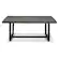 Front. Walker Edison - 72" Rectangular Solid Pine Wood Dining Table - Grey.