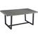 Left. Walker Edison - 72" Rectangular Solid Pine Wood Dining Table - Grey.