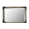 Alt View Zoom 12. Walker Edison - 36" Rectangle Wood and Metal Mirror - Natural.