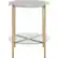 Alt View 11. Walker Edison - Modern Round Side/End Table - White Faux Marble/Glass/Gold.