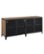 Angle Zoom. Walker Edison - Industrial Mesh Metal TV Stand Cabinet for Most Flat-Panel TVs Up to 70" - Rustic Oak.