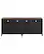 Front. Walker Edison - Industrial Mesh Metal TV Stand Cabinet for Most Flat-Panel TVs Up to 70" - Rustic Oak.