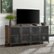 Alt View Zoom 15. Walker Edison - Industrial Mesh Metal TV Stand Cabinet for Most Flat-Panel TVs Up to 70" - Rustic Oak.