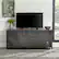 Alt View 16. Walker Edison - Industrial Mesh Metal TV Stand Cabinet for Most Flat-Panel TVs Up to 70" - Rustic Oak.