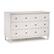 Angle. Walker Edison - Modern 6-Drawer Dresser - White.