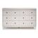 Front. Walker Edison - Modern 6-Drawer Dresser - White.