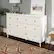 Alt View 14. Walker Edison - Modern 6-Drawer Dresser - White.
