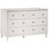 Left. Walker Edison - Modern 6-Drawer Dresser - White.