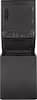 Front. GE - 3.8 Cu. Ft. Top Load Washer and 5.9 Cu. Ft. Electric Dryer Laundry Center - Diamond Gray.