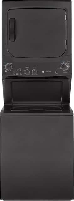 Ge Unitized Spacemaker 3 8 Cu Ft 11 Cycle Washer And 5 9 Cu Ft 4 Cycle Electric Dryer Combo Diamond Gray Gud27espmdg Best Buy